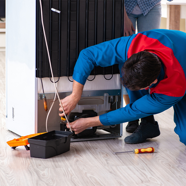 how much do you charge for refrigerator repair services in Montreal MO